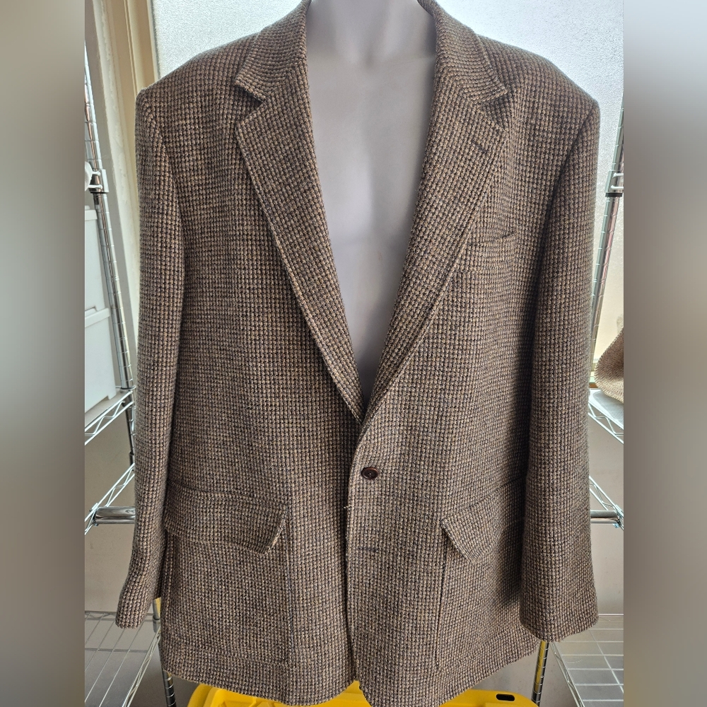 Orvis Beige Blazer 44L NWOT Wool